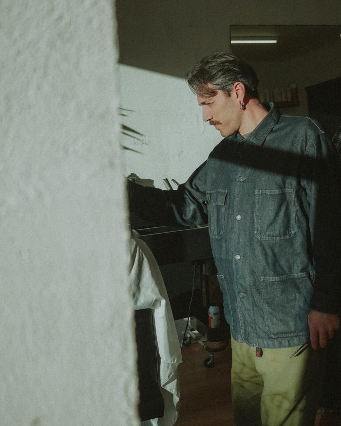 Man working in barbershop