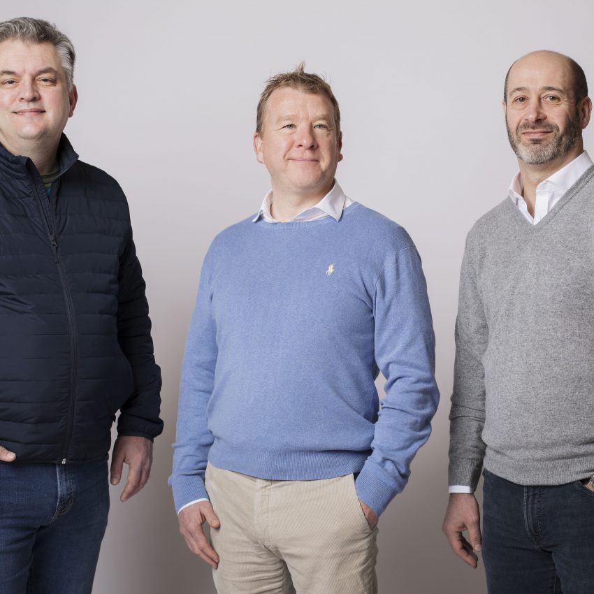 Pictured, from left to right, are Richard Brown, Melius Cyber chief executive; Steve Cowie, non- executive director; Matt Little, chair; Eldon Jobe, chief commercial officer; and David McPherson, chief technology officer